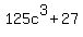 125c%5E3%2B27