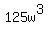 125w%5E3