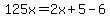 125x=2x%2B5-6