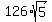 126%2Asqrt%285%29