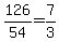 126%2F54+=+7%2F3