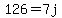126=7j