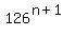 126%5E%28n%2B1%29