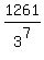 1261%2F3%5E7