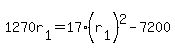 1270r%5B1%5D+=+17%2A%28r%5B1%5D%29%5E2+-+7200