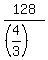 128%2F%28%284%2F3%29%29
