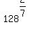 128%5E%282%2F7%29%29