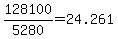 128100%2F5280=24.261