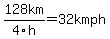 128km%2F4h+=+32kmph