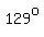 129%5Eo