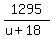 1295%2F%28u%2B18%29