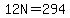 12N=294