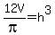 12V%2Fpi=h%5E3