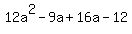 12a%5E2-9a%2B16a-12
