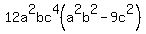 12a%5E2bc%5E4%28a%5E2b%5E2+-+9c%5E2%29