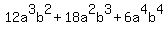 12a%5E3b%5E2%2B18a%5E2b%5E3%2B6a%5E4b%5E4