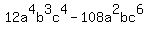 12a%5E4b%5E3c%5E4-108a%5E2bc%5E6
