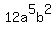 12a%5E5b%5E2