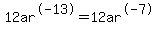 12ar%5E-13+=+12ar%5E-7