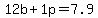 12b%2B1p=7.9