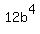 12b%5E4