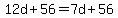 12d%2B56=7d%2B56