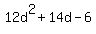 12d%5E2%2B14d-6