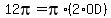 12pi=pi%2A%282%2AOD%29
