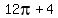 12pi+%2B+4