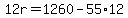 12r=1260-55%2A12