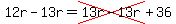 12r-13r=cross%2813r-13r%29%2B36