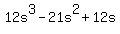 12s%5E3-21s%5E2%2B12s