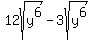 12sqrt%28y%5E6%29+-+3sqrt%28y%5E6%29