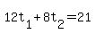 12t%5B1%5D%2B8t%5B2%5D=21