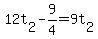12t%5B2%5D+-+9%2F4+=+9t%5B2%5D