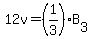 12v=%281%2F3%29B%5B3%5D