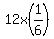 12x%281%2F6%29