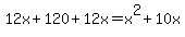 12x%2B120%2B12x=x%5E2%2B10x