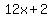 12x%2B2