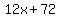 12x%2B72