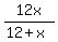 12x%2F%2812%2Bx%29