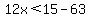 12x%3C15-63