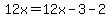 12x=12x-3-2