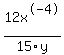 12x%5E-4%2F15y
