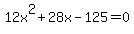 12x%5E2%2B28x-125=0