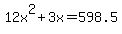 12x%5E2%2B3x=598.5