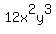 12x%5E2y%5E3
