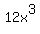 12x%5E3