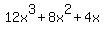 12x%5E3+%2B8x%5E2+%2B4x