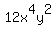 12x%5E4y%5E2